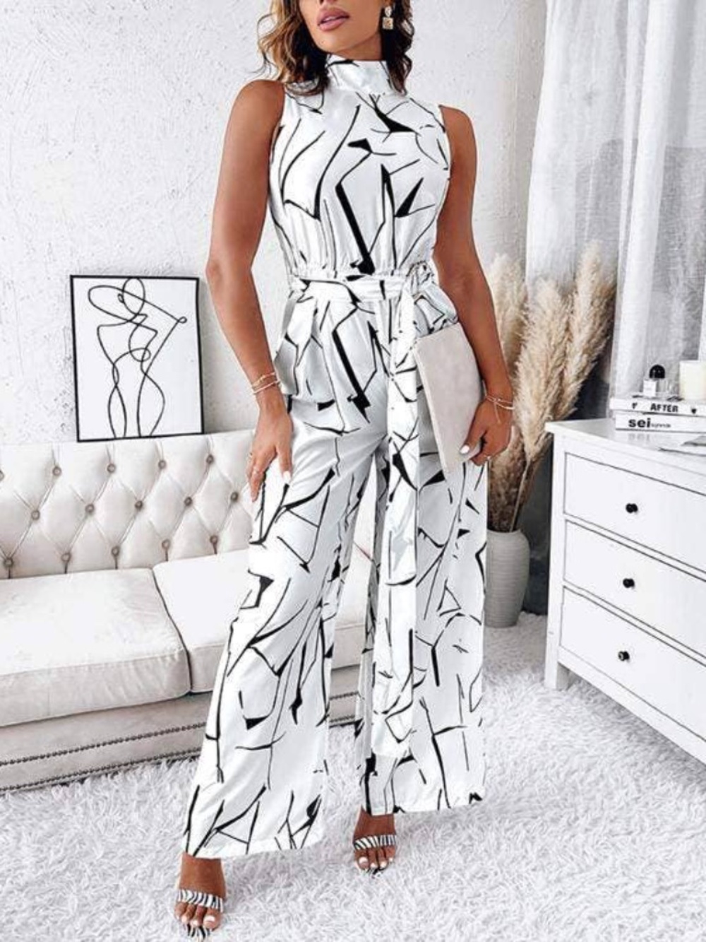 Abstract Jumpsuit